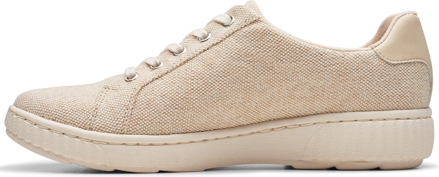 Clarks Women's Caroline Echo Canvas Side Zip Fashion Sneaker - Image 4