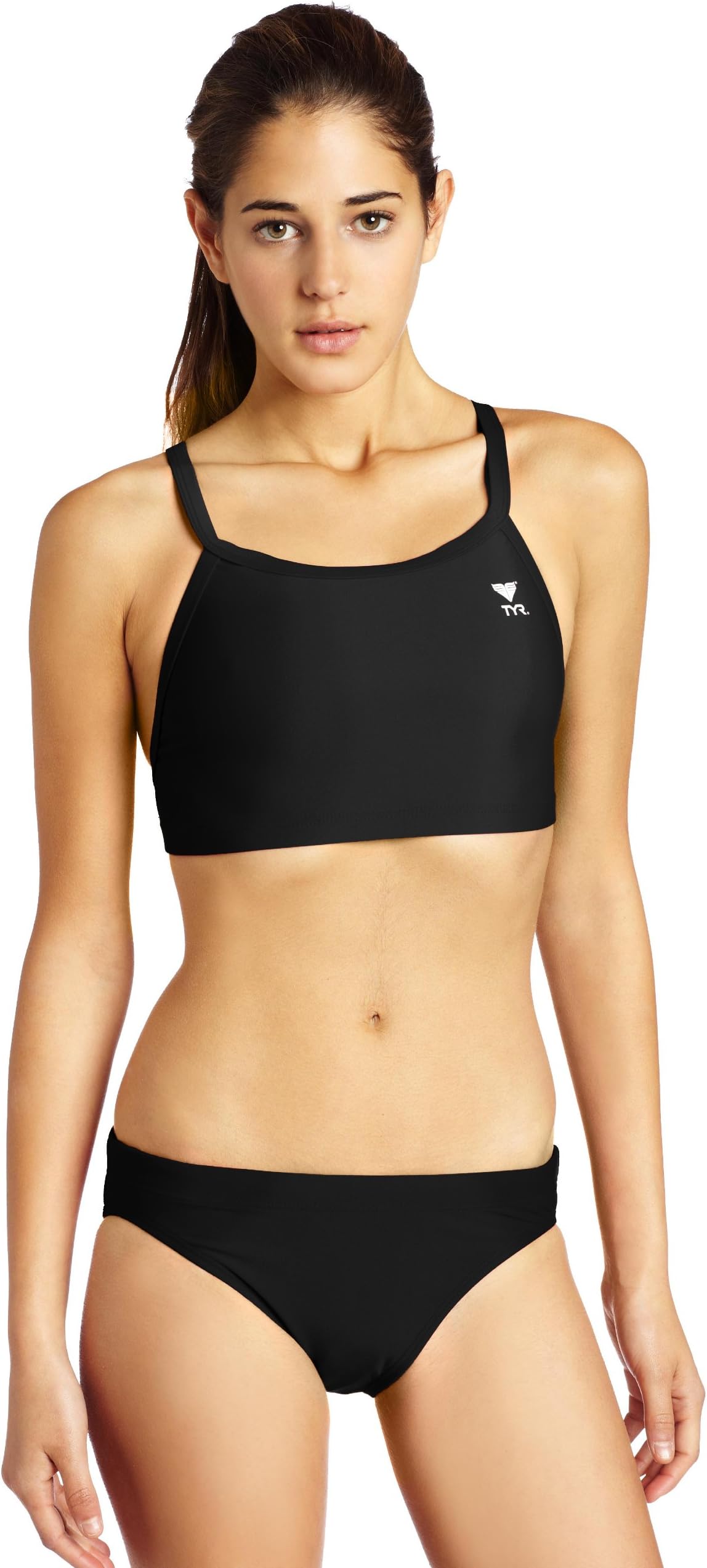 TYR Sport Women's Solid Diamondback Workout Bikini Swim Suit