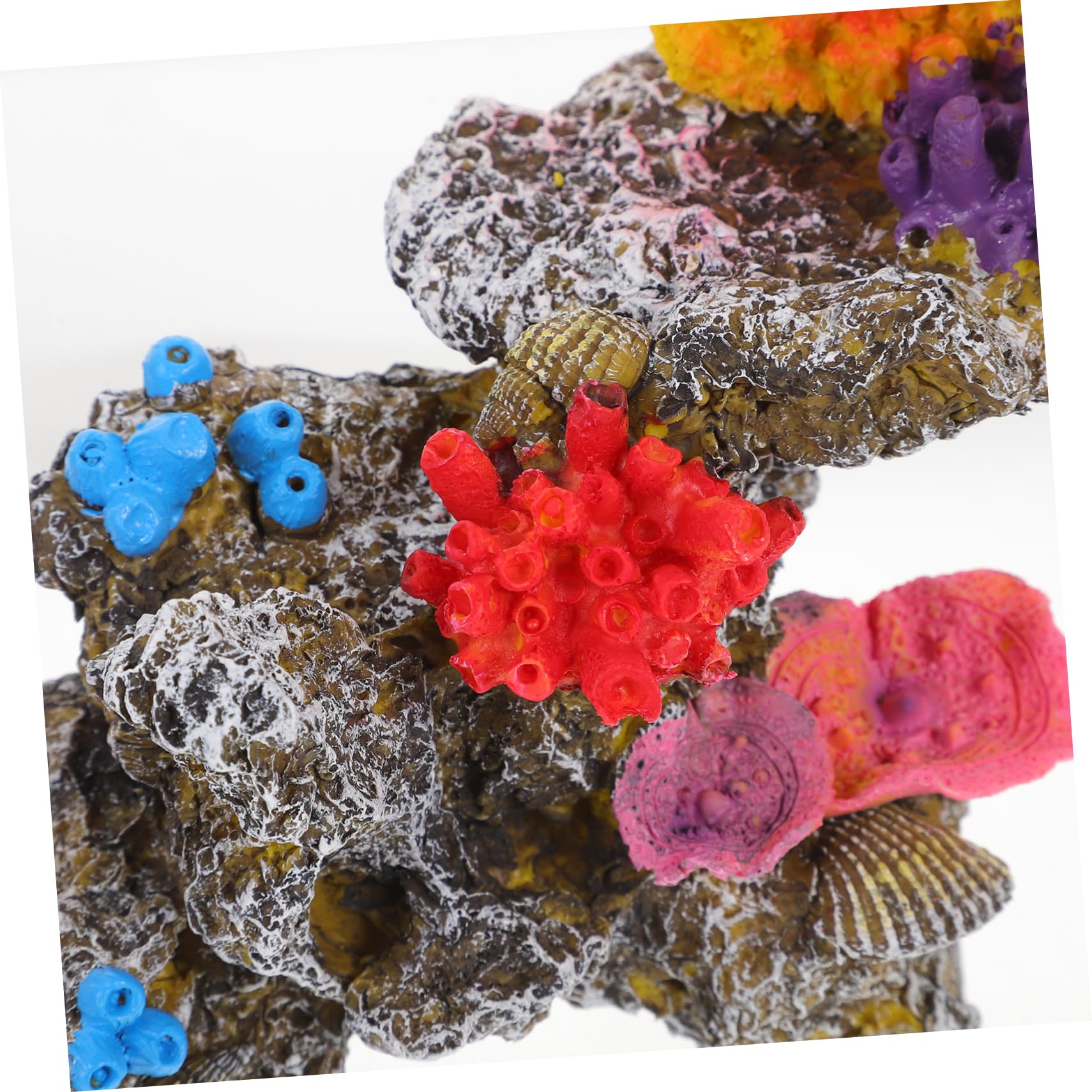 BESPORTBLE 2St künstliches Korallenfischbecken Korallenriff Dekorationen für Aquarien Aquarium Dekoration aquariumdeko Korallen für Süßwasseraquarien Fischzubehör für Aquarienmedium PVC