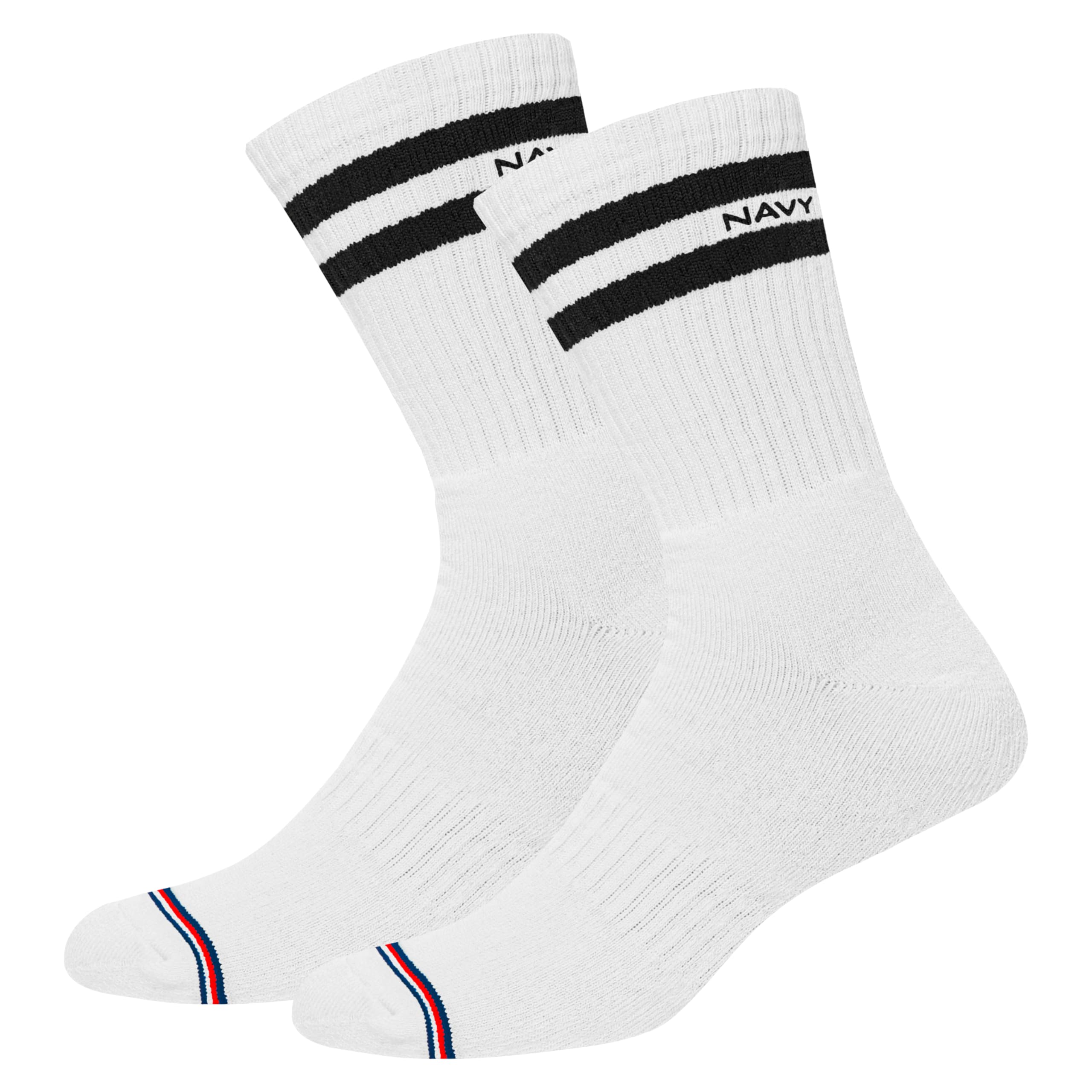 NAVYSPORT Advance Serie calzini sportivi da uomo con cuscino attivo extra resistenti multiuso, Multicolore, Confezione da 3.