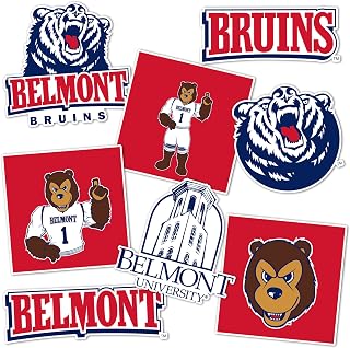 Desert Cactus Belmont University Bruins Sticker BU Vinyl Decals Laptop Water Bottle Car Scrapbook Sheet T2 (Type 2)