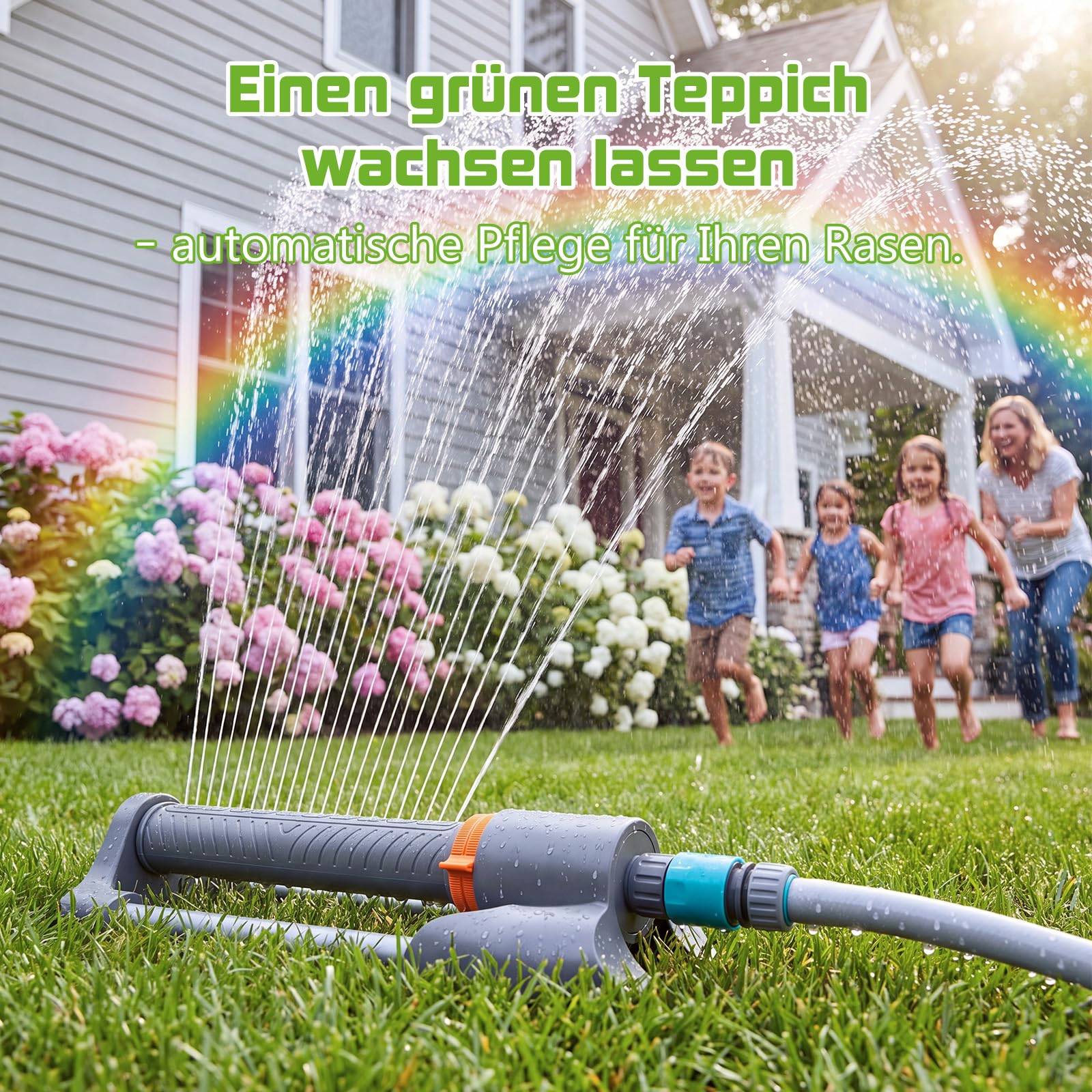 Rasensprenger Bewässerungscomputer 10m Schlauch 3 in 1 Set
