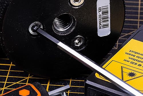 Miniatura 8 de NordWolf Juego de llaves Allen SAE con mango en T de 9 piezas, llaves hexagonales de extremo de bola de brazo largo hechas de acero S2, tamaños de