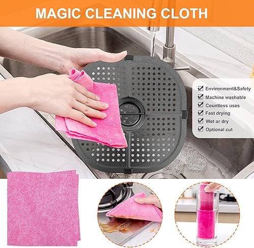 Miniatura 6 de Repuesto de sartén para freidora de aire COROSI 5QT Instant Dreo Air Freidora, piezas de repuesto para freidora de aire antiadherente cuadrada de