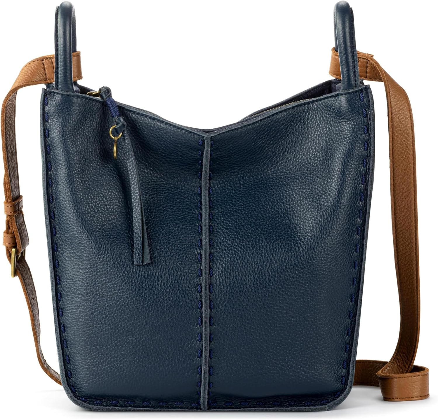 The Sak Los Feliz Crossbody Bag in Leather, Large, Unlined Purse with Single Adjustable Shoulder Strap The Sak Los Feliz Crossbody Bag in Leather, Large, Unlined Purse with Single Adjustable Shoulder Strap