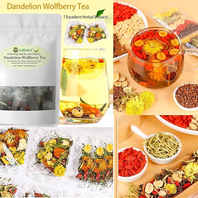 Té de Diente de León y Wolfberry en Saquitos 12 unidades miniatura 4