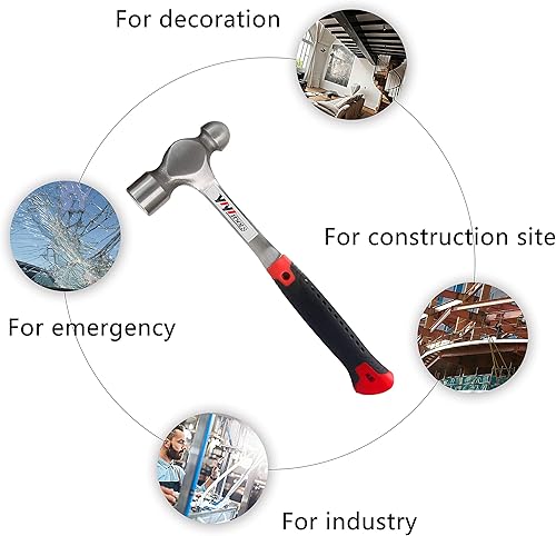 Vista 6 de YIYITOOLS YY-7-002 Antivibe Ball Pein Hammer - 32oz