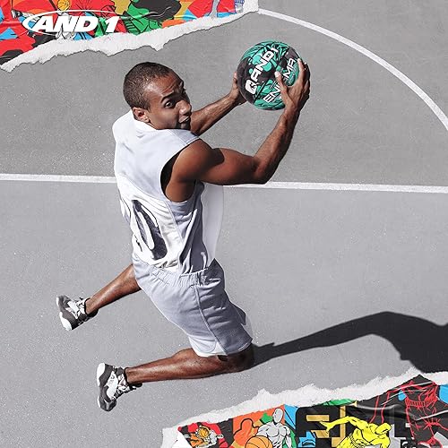 Miniatura 3 de AND1 Enigma Basketball - Streetball for Indoor and Outdoor Use, Deep Channel Construction and Durability