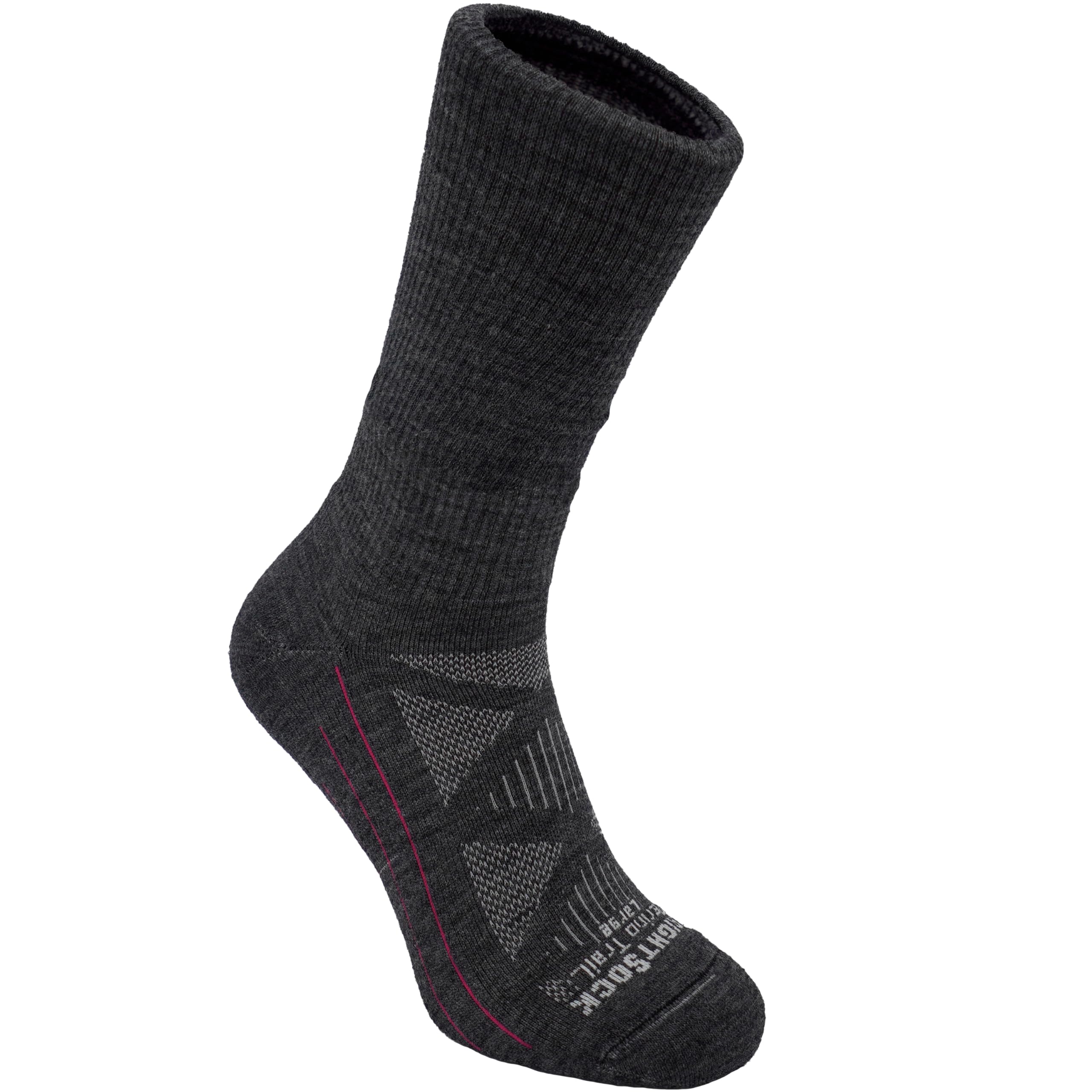 Wrightsock CoolMesh II Crew Chaussettes de course à pied pour homme et femme – Chaussettes écologiques anti-ampoules – Fabriquées aux États-Unis