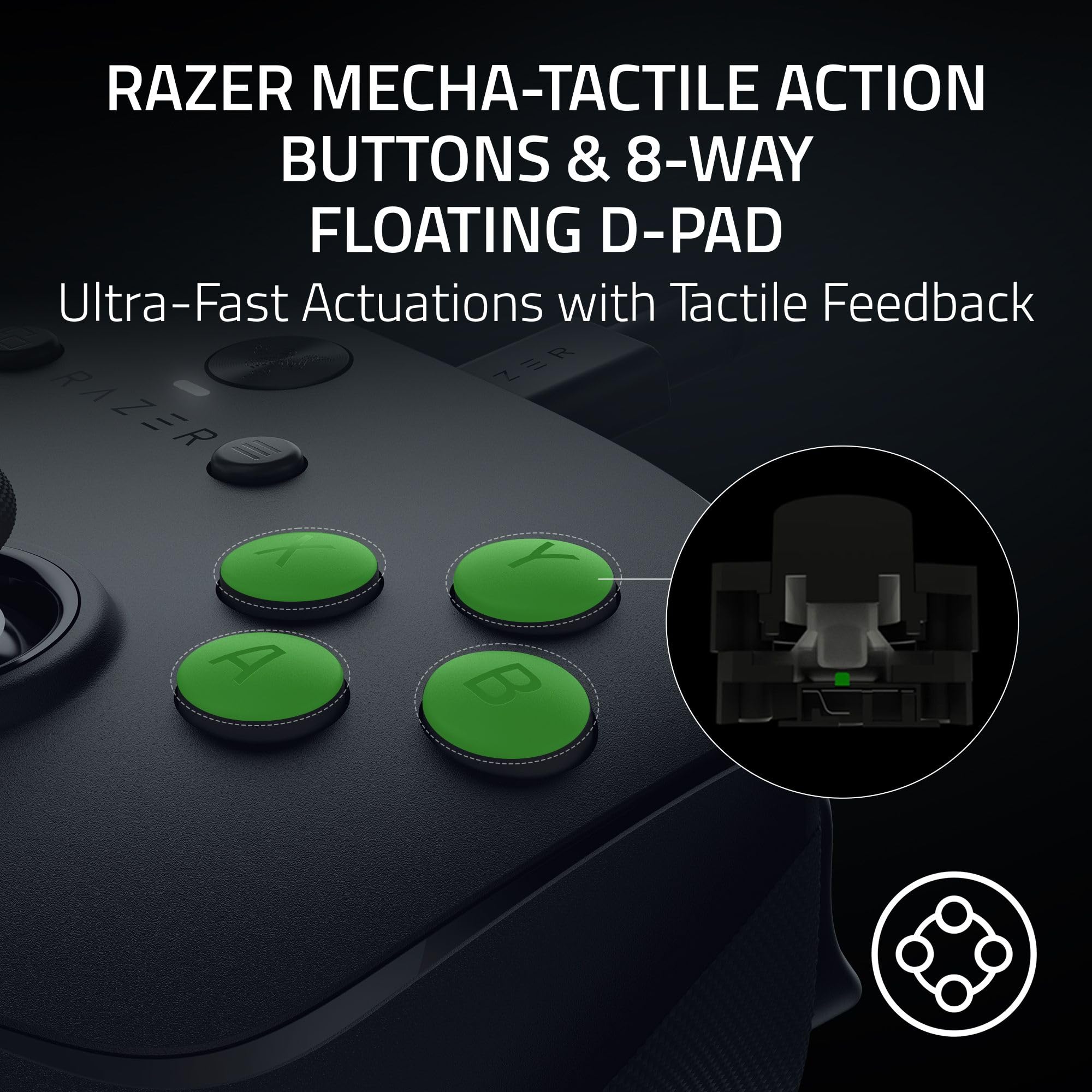 Razer Wolverine V3 Tournament Edition 8K PC Wired Gaming Controller: frequenza di polling 8000 Hz - levette TMR con tappi sostituibili - Design ergonomico - 6 pulsanti rimappabili - trigger rapidi
