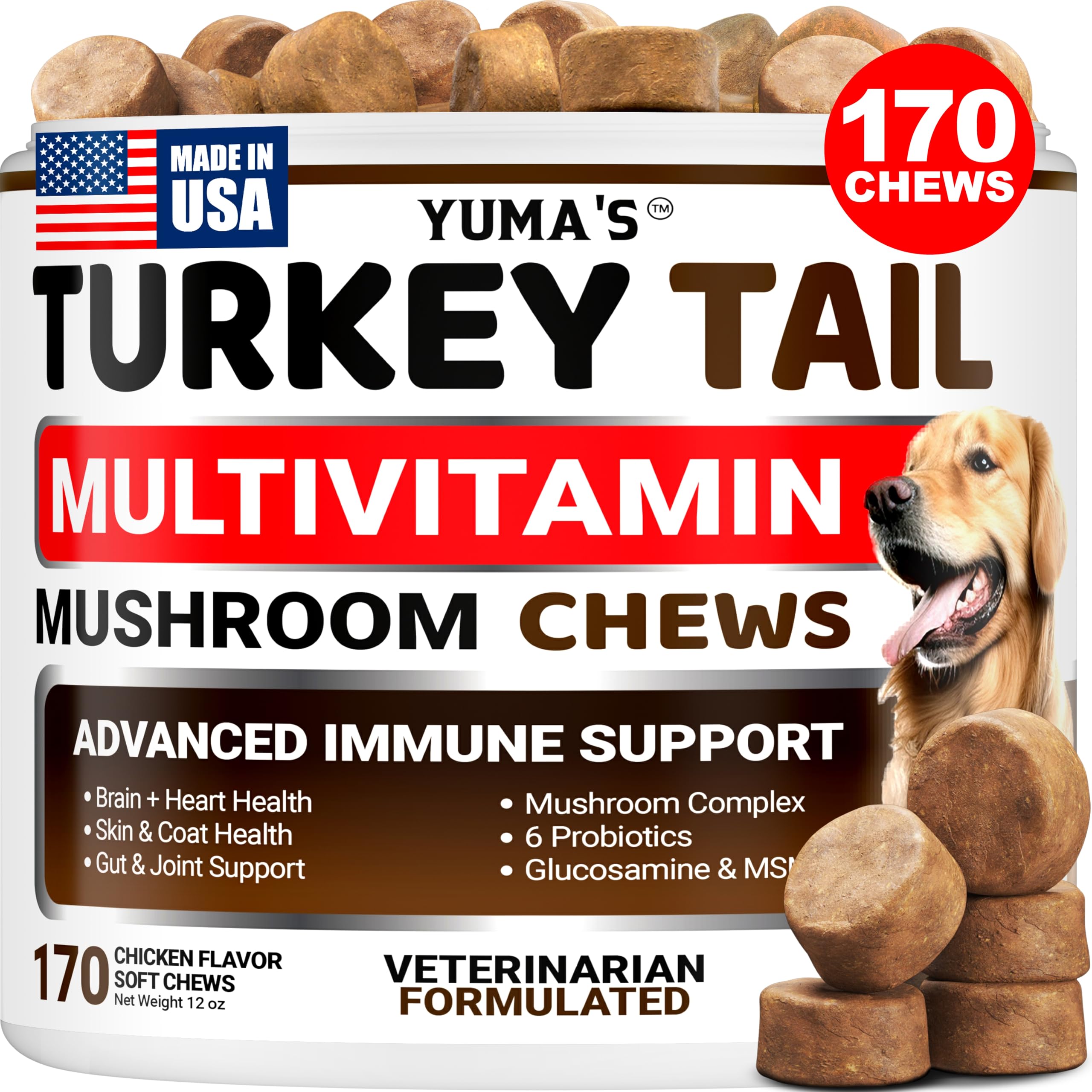 YUMA'S Turkey Tail Mushroom