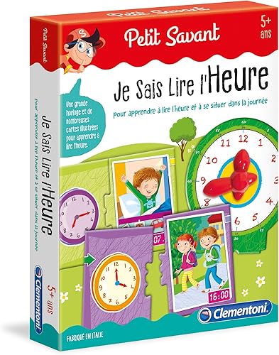 Clementoni-Je SAIS Lire L'Hour, 52477, Multi-Coloured