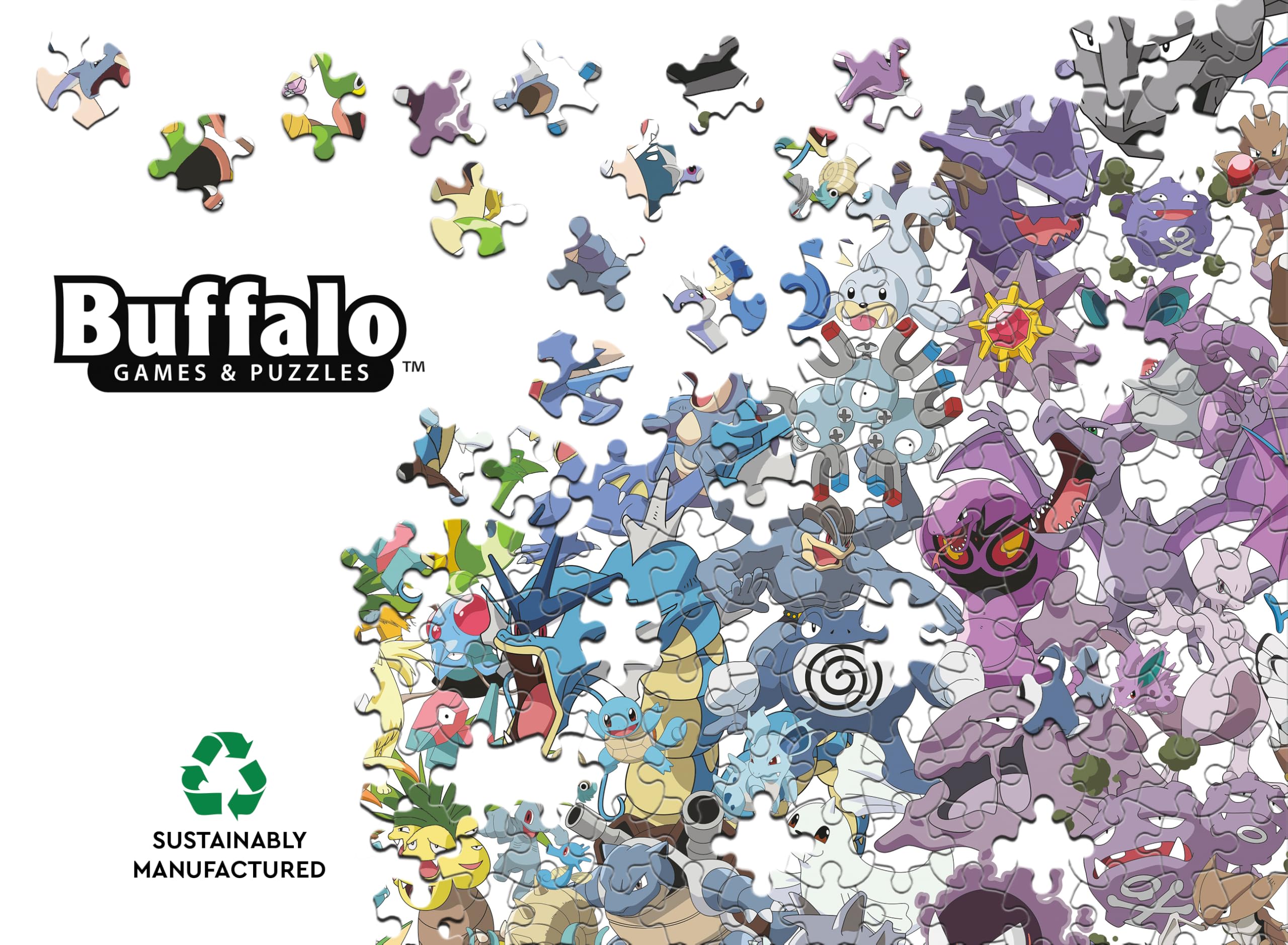 Buy Buffalo Games – Pokemon: Kanto 151 500 Piece Jigsaw Puzzle