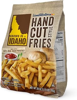 Grown in Idaho Super Crispy Hand Cut Style Frozen Fries, 28 oz - 100% Real Idaho Potatoes, 0g Trans Fat