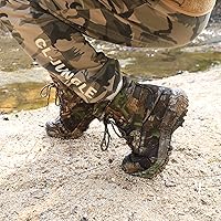 Vista 7 de Zapatos de caza impermeables Camo Zapatos de senderismo ligeros Botas tácticas militares para hombres Botas de combate del ejército para hombres