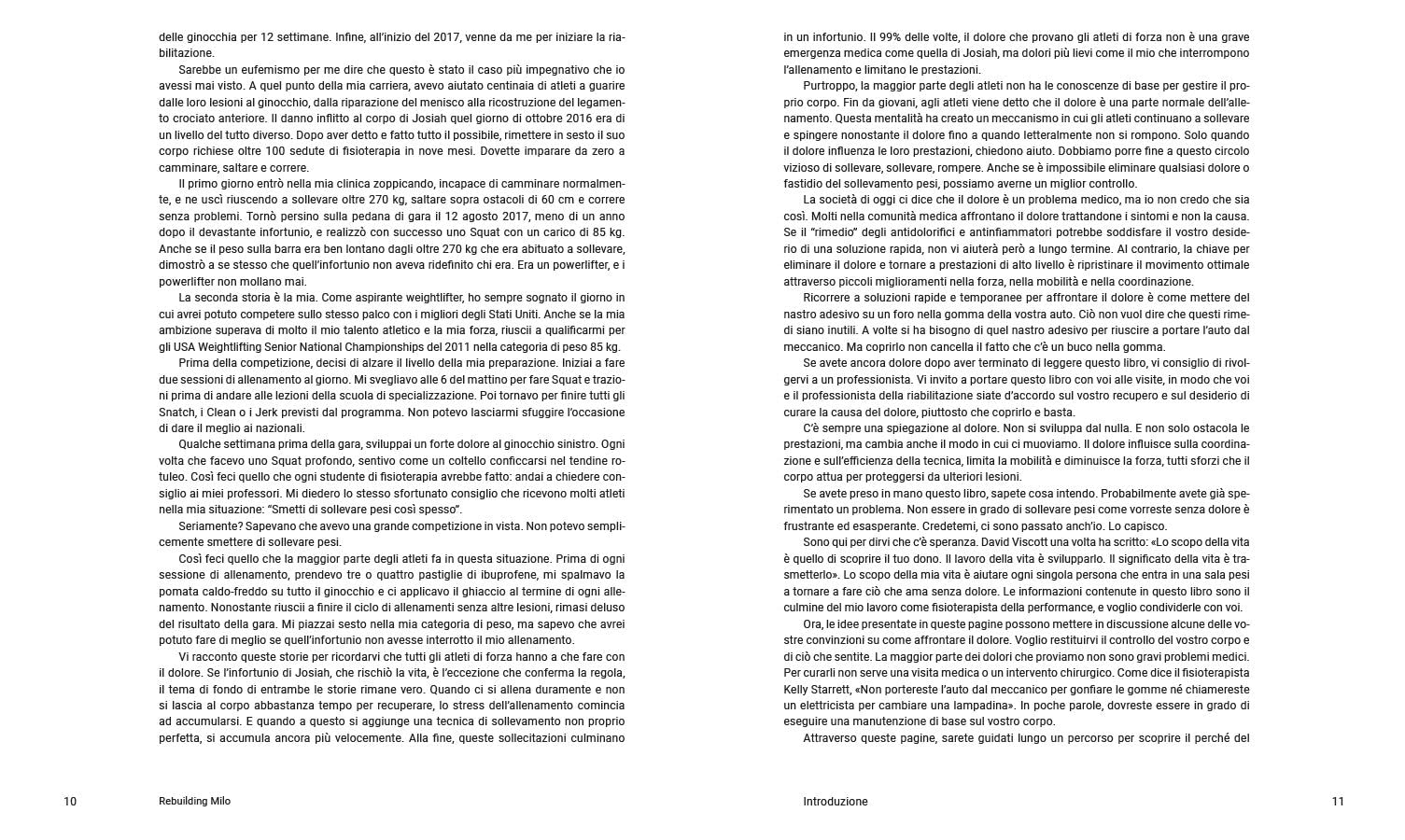 Rebuilding Milo. Enciclopedia del sollevamento pesi
