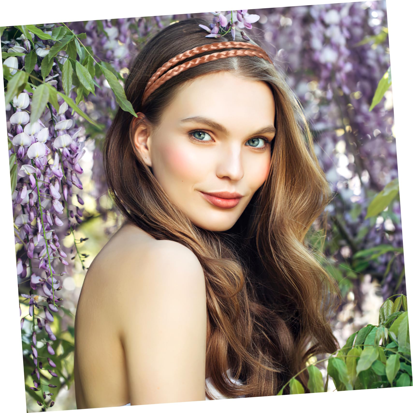 Amazon.com : Lurrose Synthetic Hair Braided 4PCS Headband 