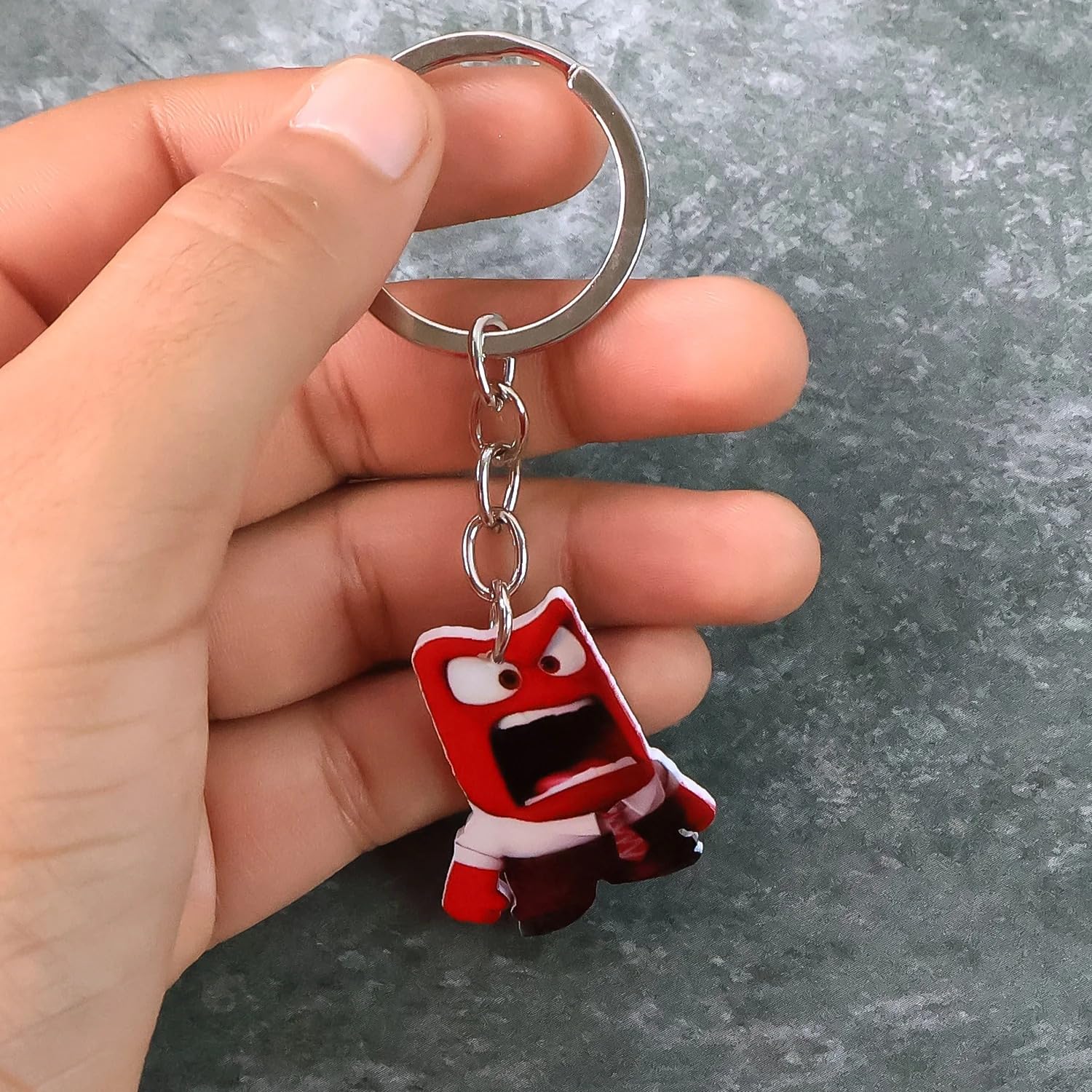 Oblivion Choco Coated Almonds (32g) with Keychain 1 Pc – Animated Character Acrylic Keychain and Chocolates – Stylish Keychain and Sweets Combo for Gifting, Anniversary, Birthday & Special Occasions 3