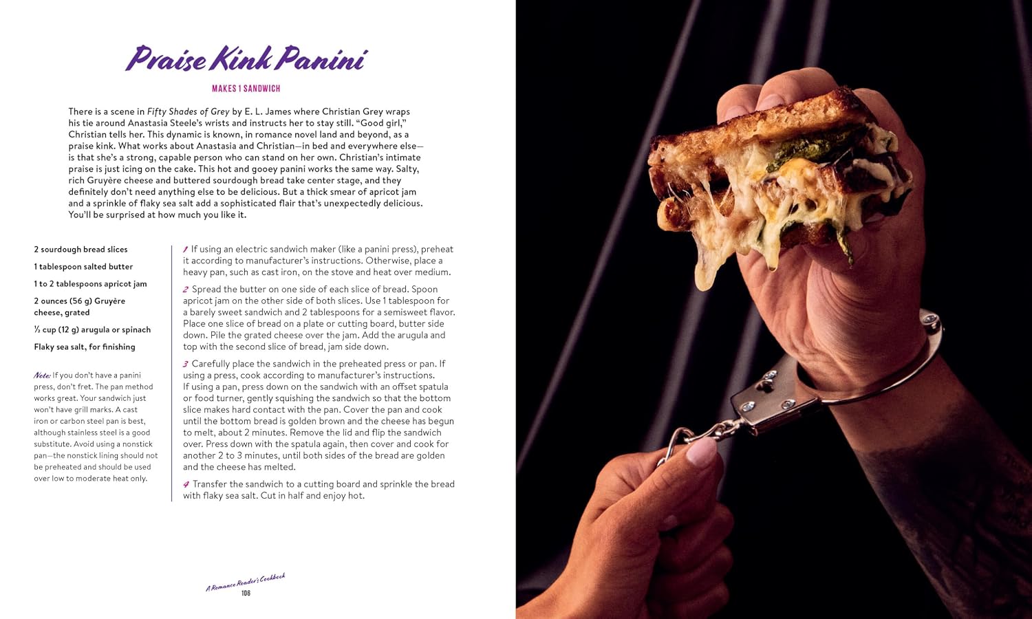 A Romance Reader's Cookbook: Seductive Recipes Inspired by the Books You Love to Read