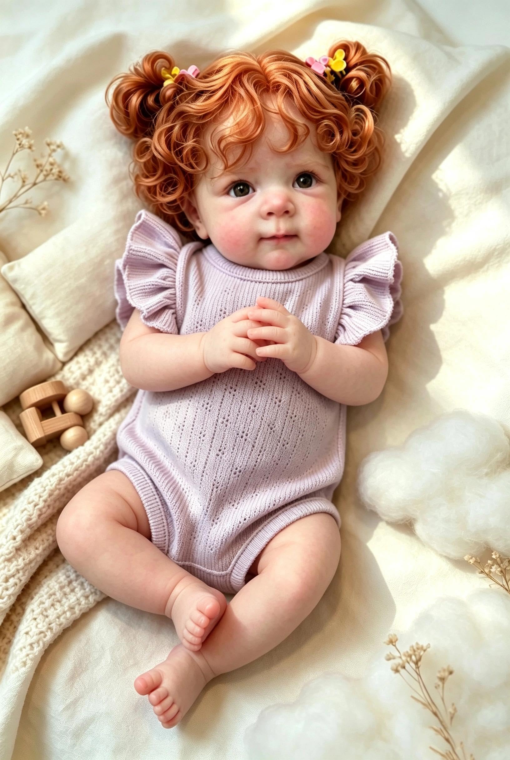 Anano Muñeco Reborn 45CM Bebé De Vinilo Muñeca De Niña Bebe Reborn Realista