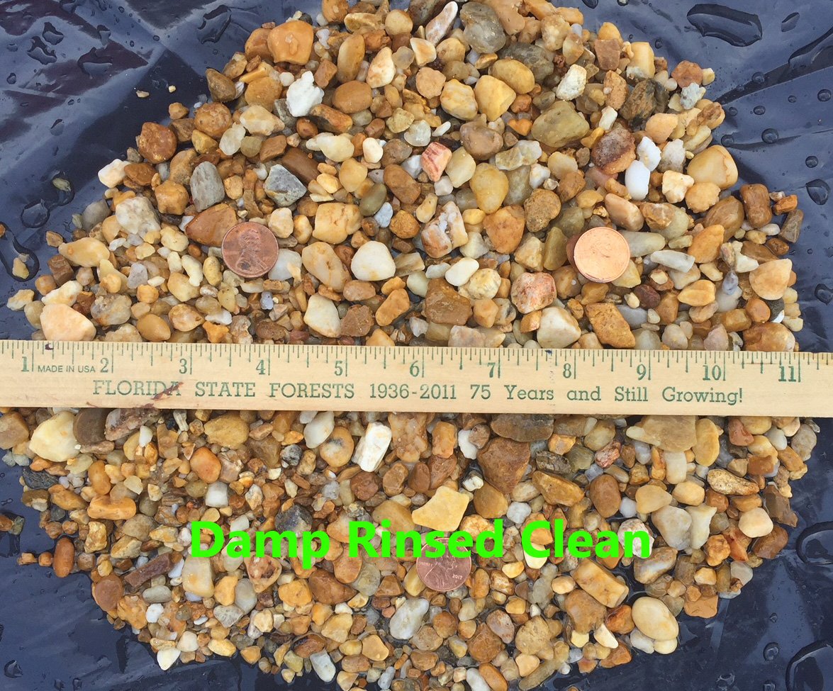 Natural River Rock Aquarium Gravel for Fish Tanks and Ponds (10 Pounds)