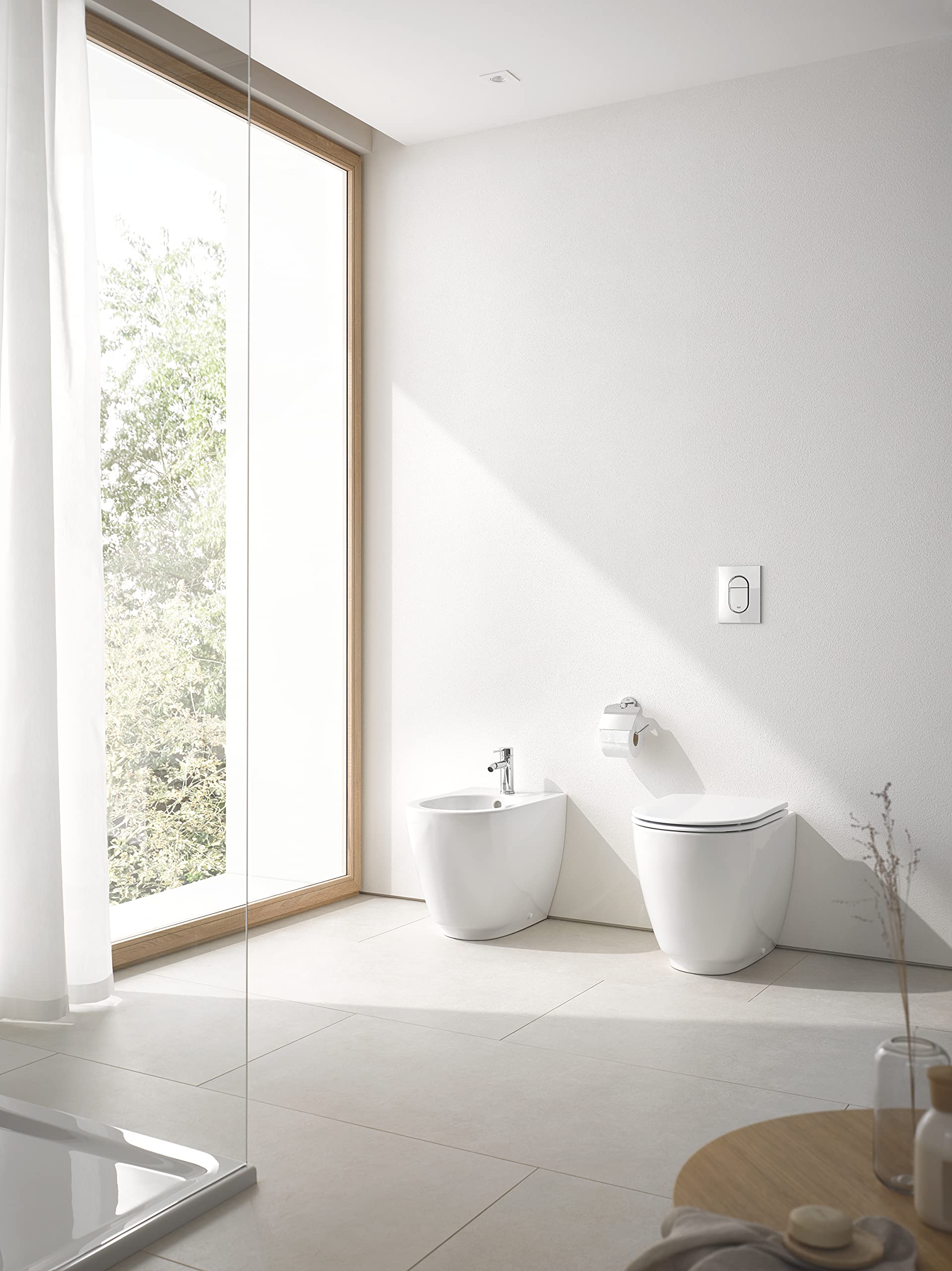 GROHE Plaque de commande Arena Cosmopolitan Chromé 38844000 (Import Allemagne)