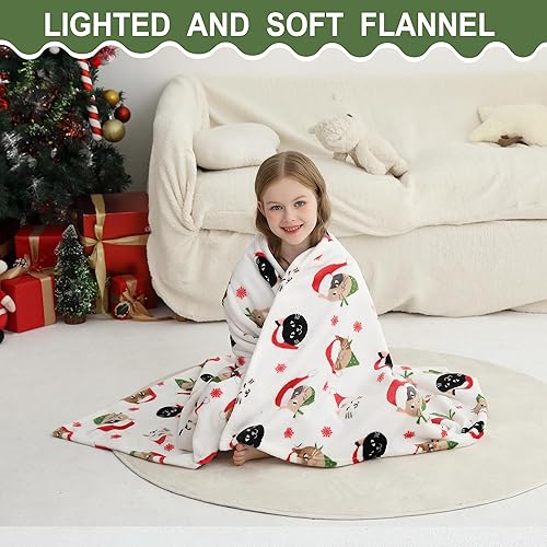 Miniatura 4 de Manta de unicornio para niñas, manta de franela suave y acogedora para niños y niñas, bonita manta para sofá o cama, regalo de cumpleaños de Navidad