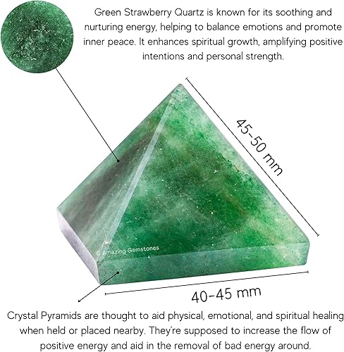 Miniatura 227 de Amazing Gemstone Lapis Lazuli Pyramid Crystal Healing Stones - 2" Great Pyramid Figurine of Natural Stone Pyramid for Meditation, Reiki, Chakra