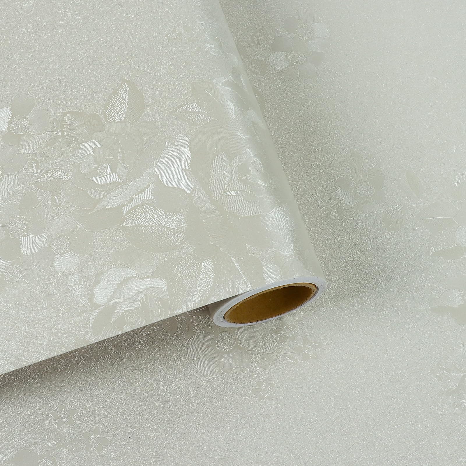 Papel tapiz floral autoadhesivo para cubrir imperfecciones en gabinetes y paredes con rosas
