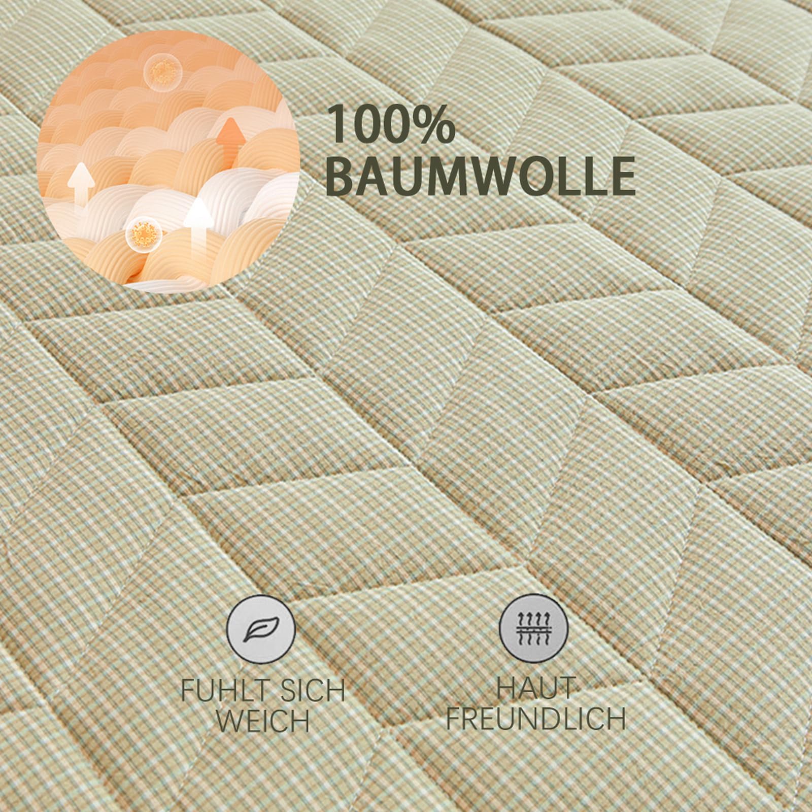 Spannbettlaken 120 x 200 + 30 cm Matratzenschoner Baumwolle Rosa | 100% Baumwolle Spannbettlaken Einzelbett 30cm Matratzenhöhe Rundumgummizug Atmungsaktiv schrumpffest Pflegeleichte Bettlaken