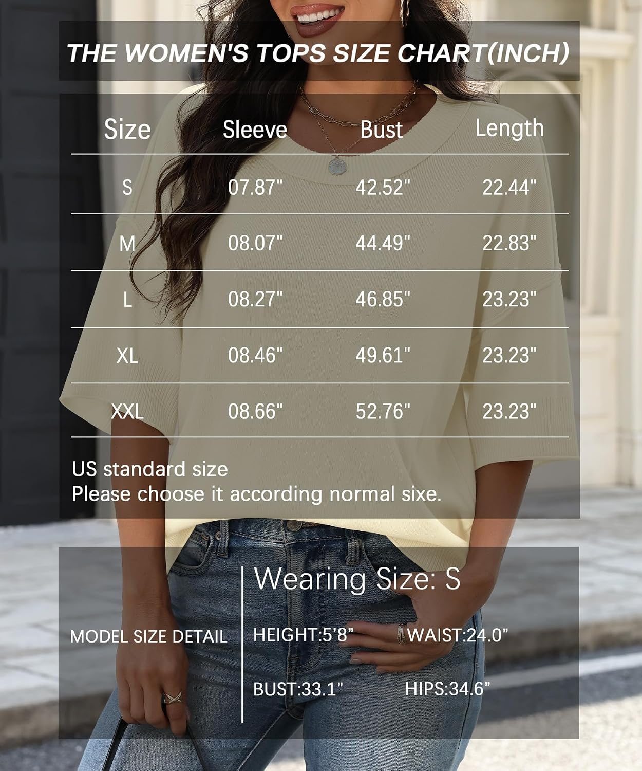 YSYOKOW Summer Sweaters for Women Lightweight Knit Short Sleeve Pullover Tops Casual Oversized Crewneck Sweater