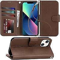 Vista 18 de Arae Funda compatible con iPhone 13 Pro Max con tarjetero y correa para la muñeca, funda con tapa para iPhone 13 Pro Max de 6.7 pulgadas