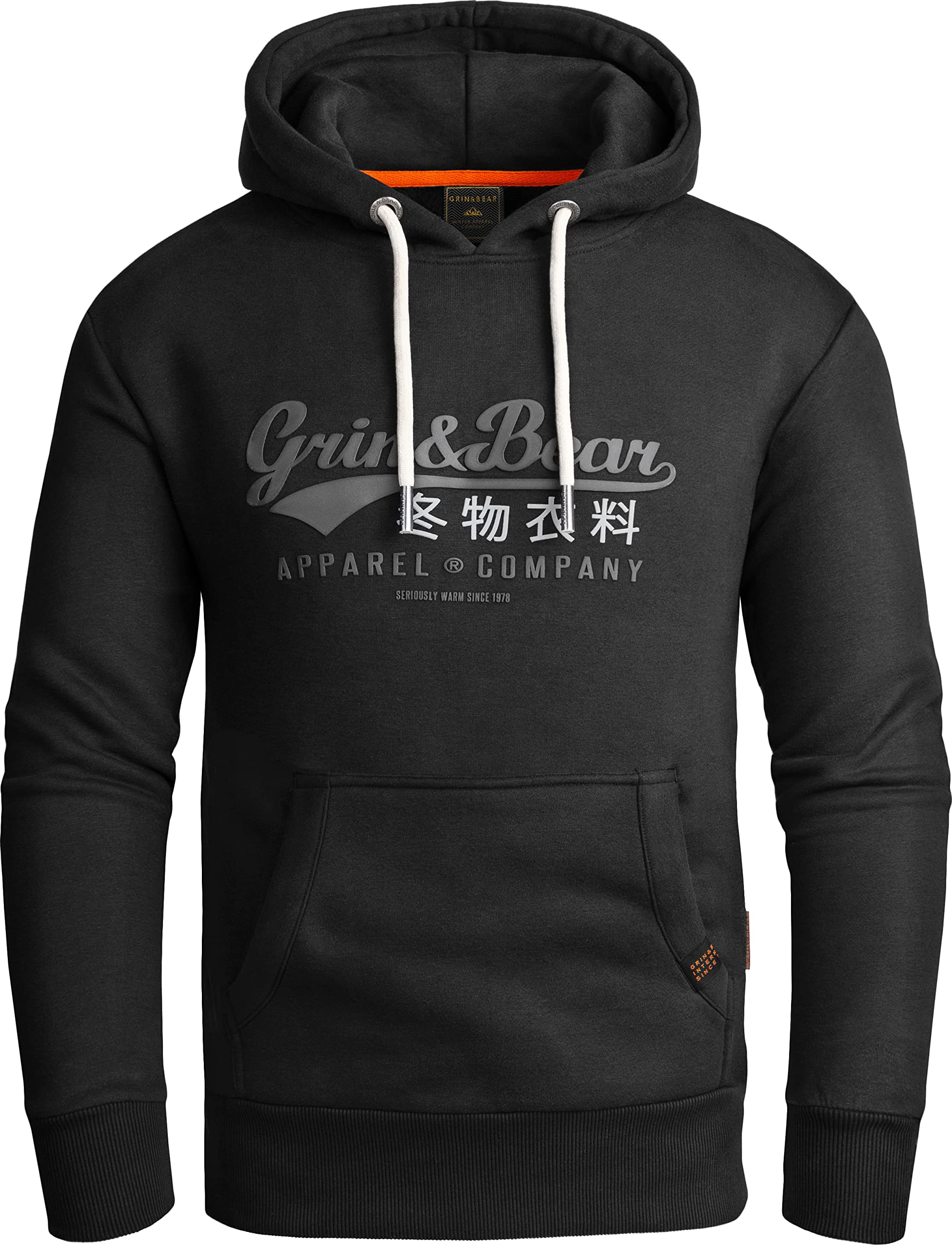 Grin&Bear Hoodie Herren Sweatjacke GEC704