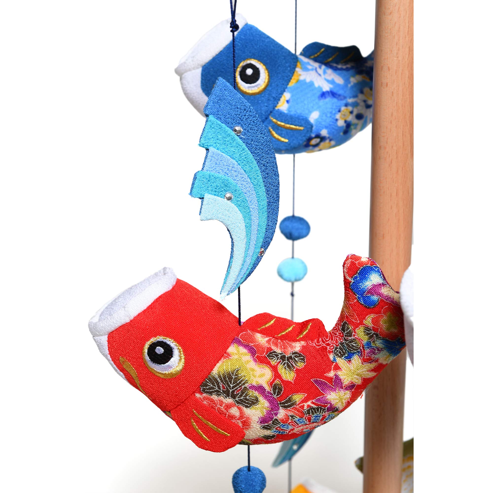 Amazon | 【五月人形】【室内鯉のぼり】室内鯉幟：回転登竜門セット