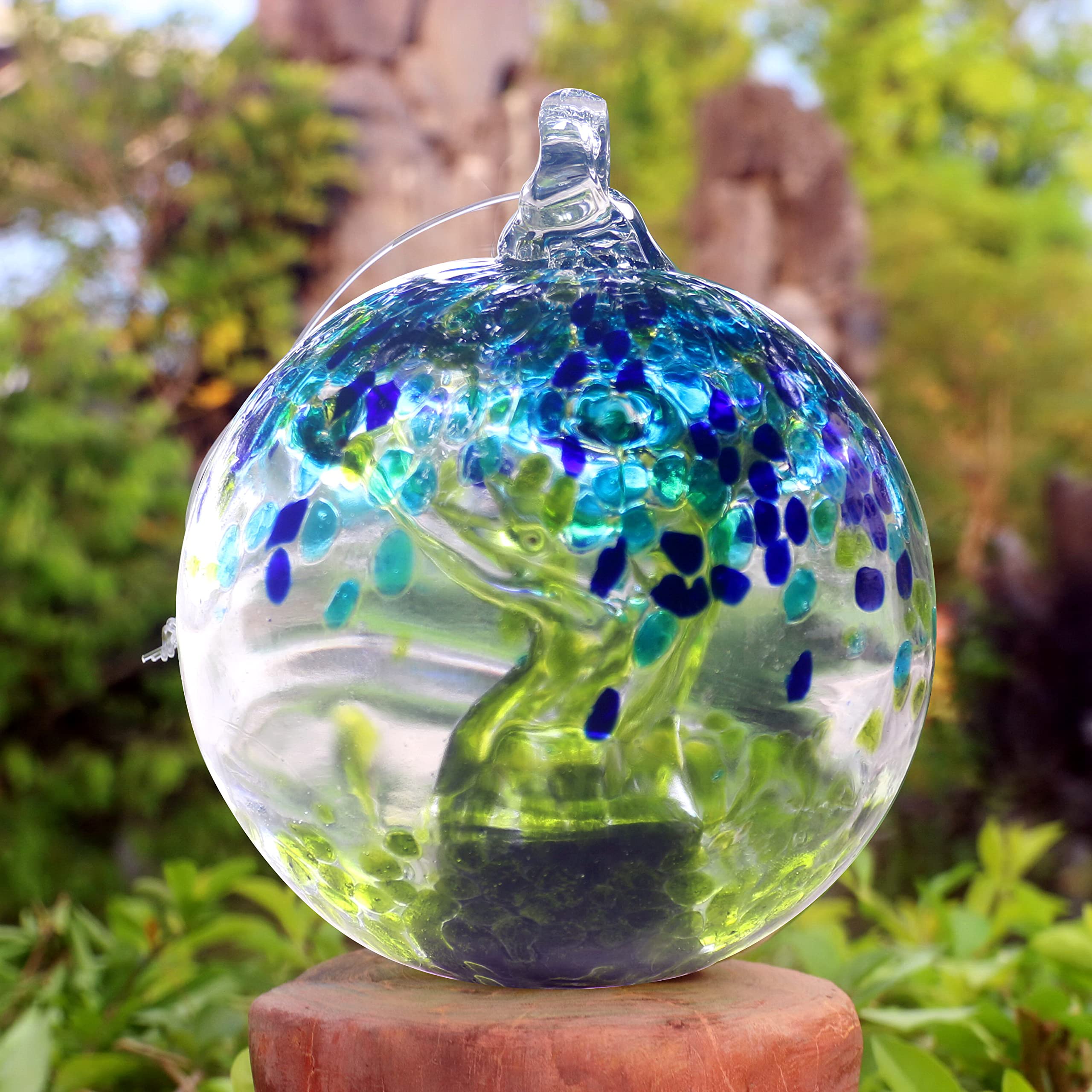 Gartenkugel 25,4 Cm – Reflektierend, Grün-gelb, Wetterfest, Für Beet & Terrasse
