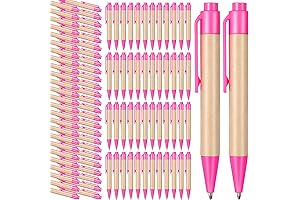 Economy Mini Pink Bulk 100 Pack Ballpoint Pens