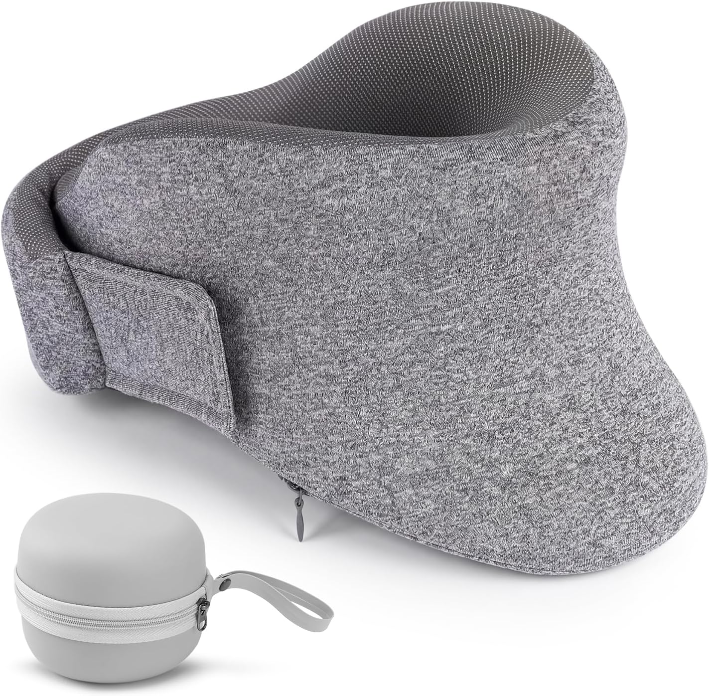 Multifunction 2-in-1 Cervical Brace & Airplane Neck Pillow – Memory Foam for Post-Op, Neck Strain & Chronic Head Drooping – Adjustable Velcro Relieves Pain & Pressure