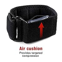 Vista 3 de ACE Soporte para codo de tenis de marca, ajustable, negro, paquete de 1