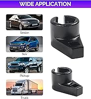 Vista 4 de RACOONA Toma de sensor de oxígeno, accesorios de automóvil, enchufe universal de sensor de oxígeno de perfil bajo, unidad de 3/8 pulgadas por 7/8