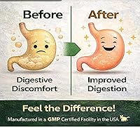 Vista 8 de H4U Probiotic Multi-Enzyme Digestive Enzymes Formula with Acidophilus Tablets for Digestive Health & Gut Support, Dietary Supplement, 200 Count