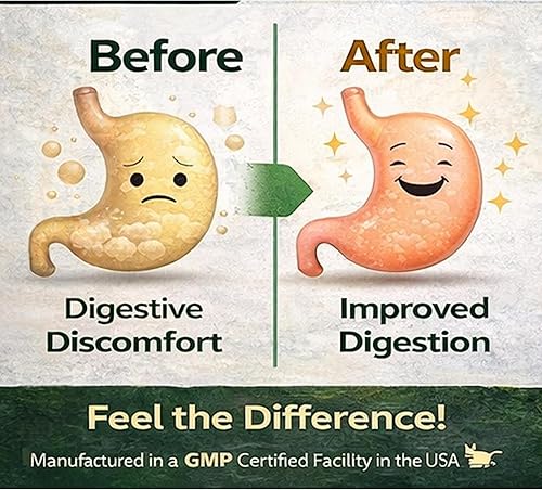 Miniatura 9 de H4U Probiotic Multi-Enzyme Digestive Enzymes Formula with Acidophilus Tablets for Digestive Health & Gut Support, Dietary Supplement, 200 Count