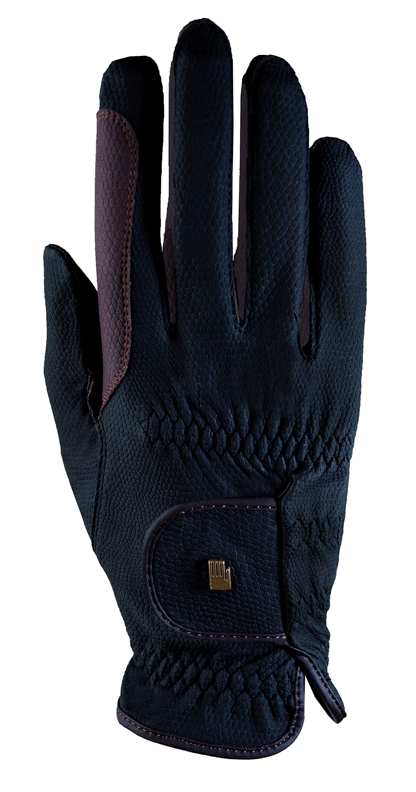 RoecklMalta Unisex Gloves 6.5 Black/Mocha
