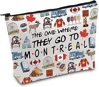 FOTAP Montreal Trip Makeup Bag Canada Montreal Travel Gift Montreal Souvenir Gift Montreal Travel Bag Housewarming Gift (Montreal)