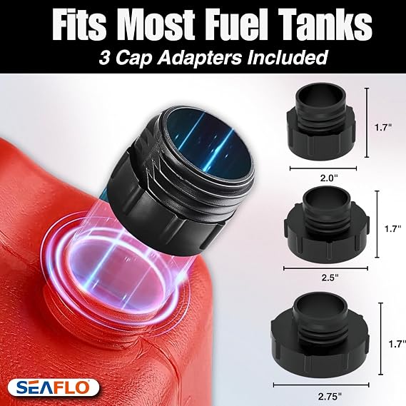SEAFLO 552135 AUTONOMOUS TRANSFER PUMP for Fuel, Oil, Water, Adblue, 9L/MIN