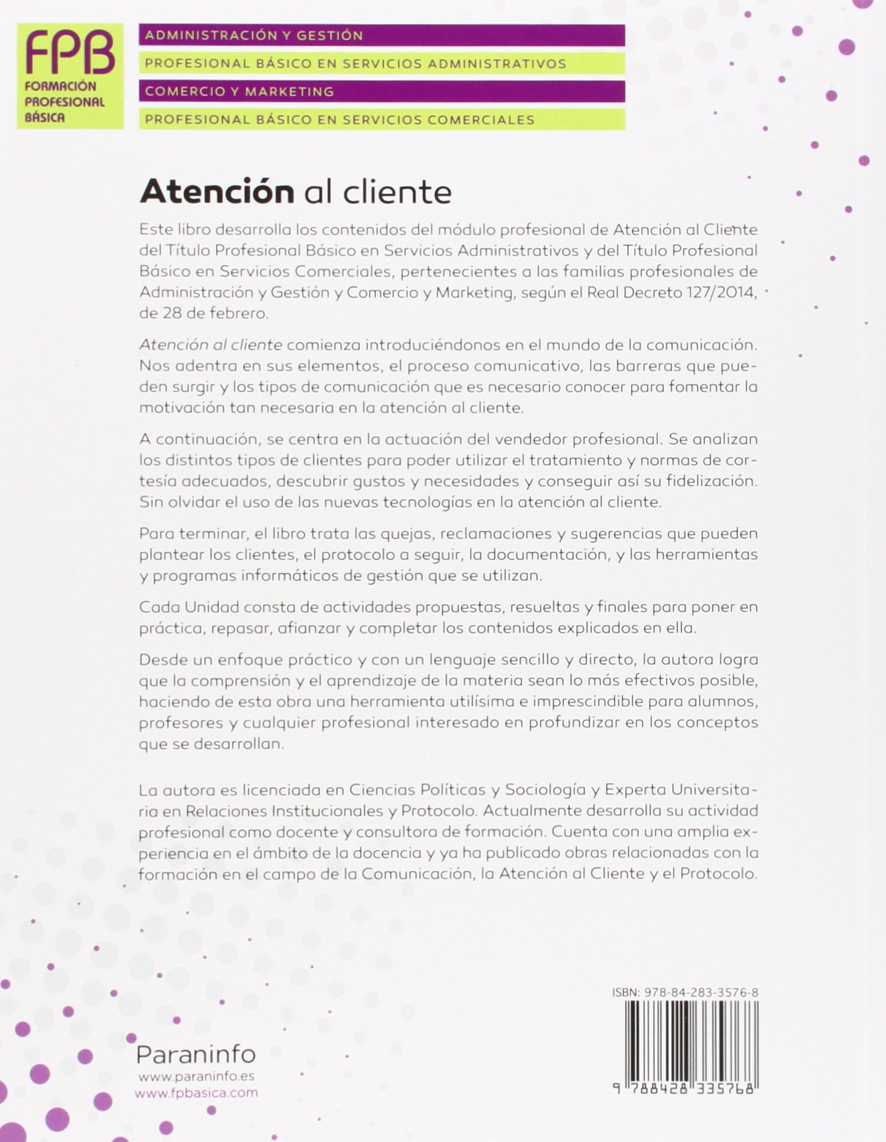Atención al cliente (Administración y Gestión)