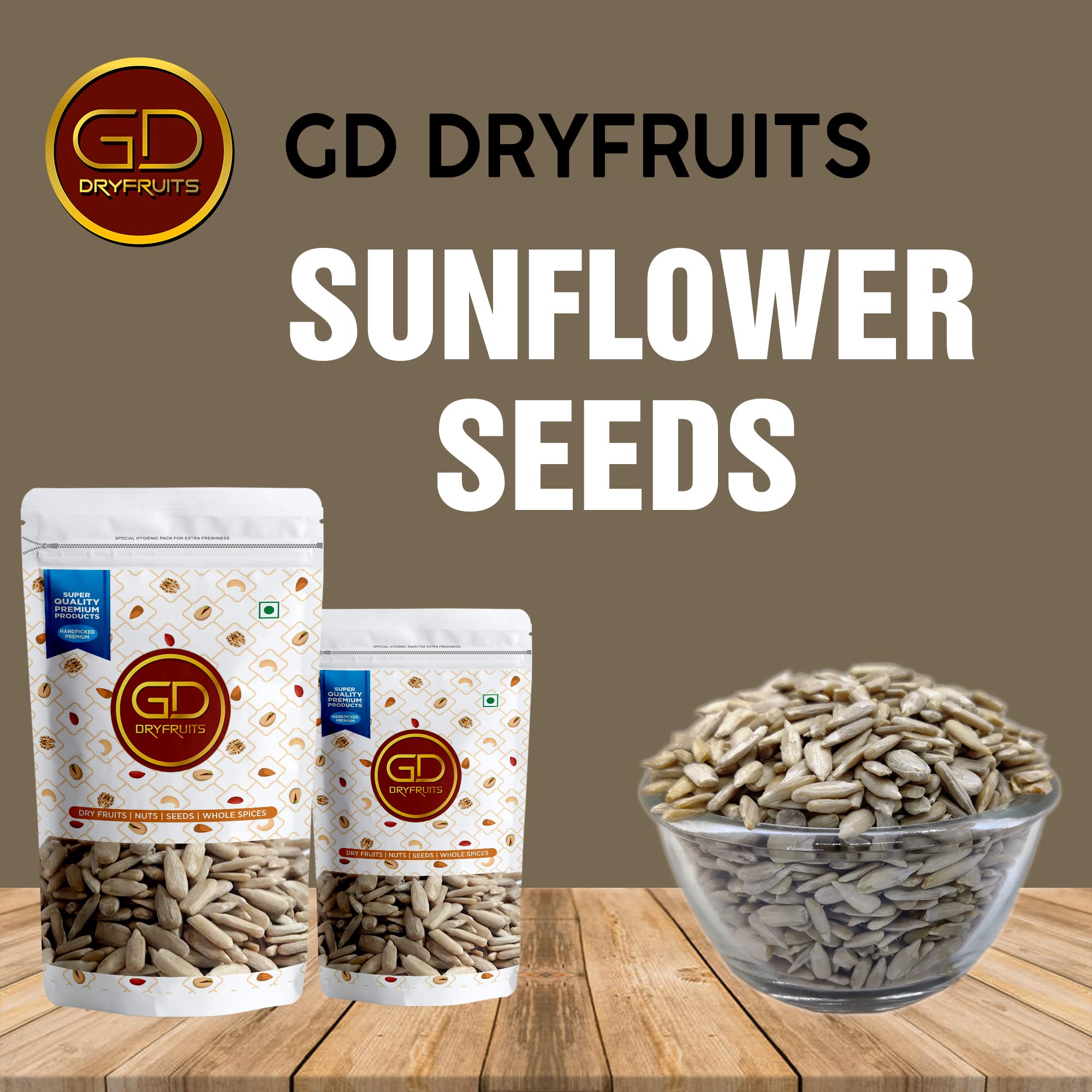 GD Dryfruit Sunflower Seeds 400g 1