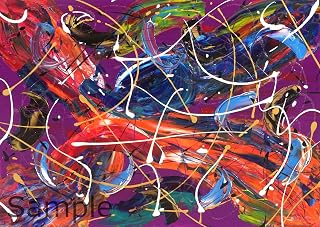 Trifinity Tetragram 38 (Jn 21:11-28) Dopamine Art, Abstract Prints - A4/A3/A2/A1/A0 (A2 420 x 594mm (16.5 x 23.4"))