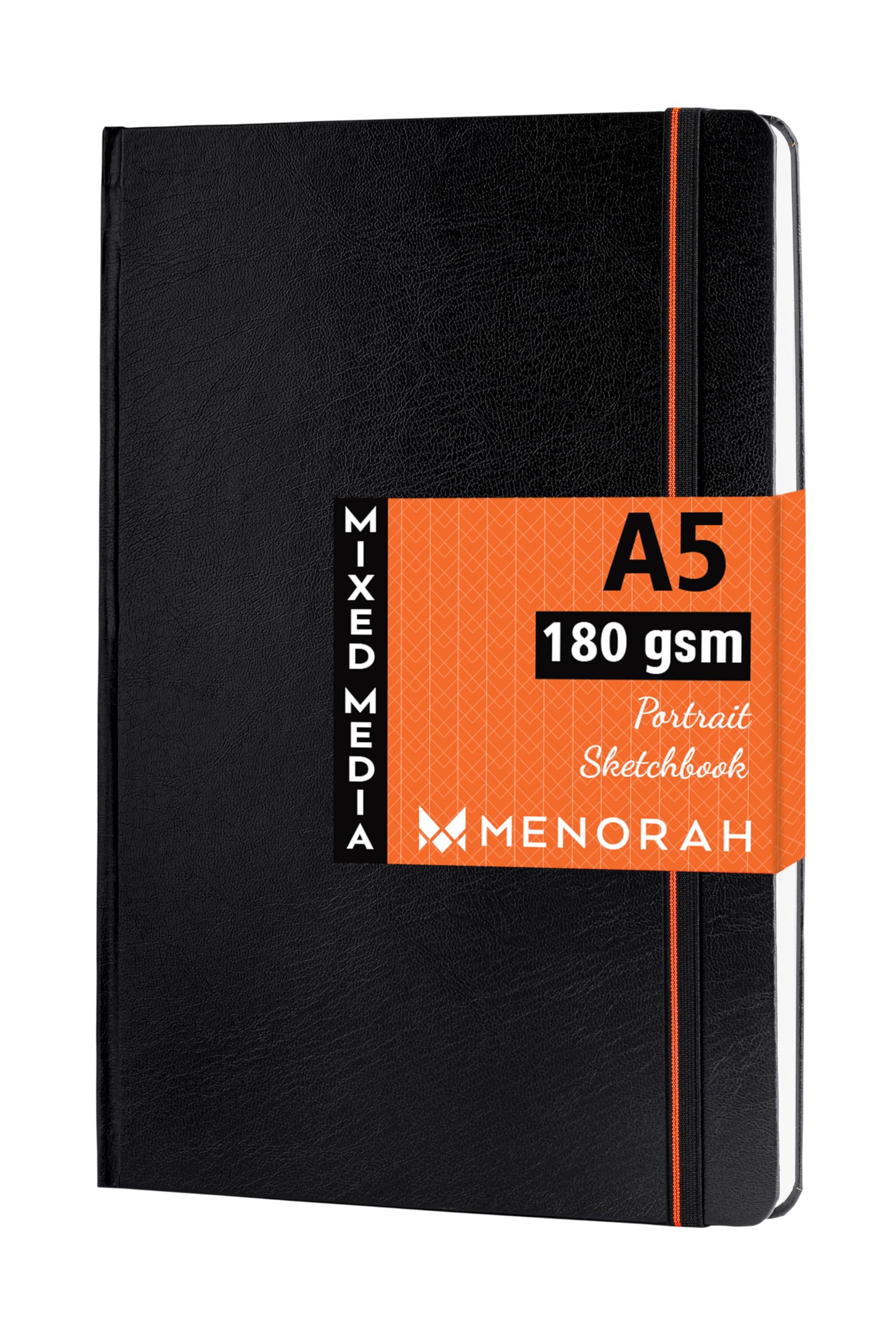 MENORAH Paper - A5 - Sketch Book For Artist - 180 Gsm (100 Pages / 50 Sheets) - Artist Drawing Book - (21.0Cm X 14.8Cm) - Hard Case Bound - Completely Handmade - Portrait, Oil Paint (B0861ZC5ZL) Amazon Price History, Amazon Price Tracker