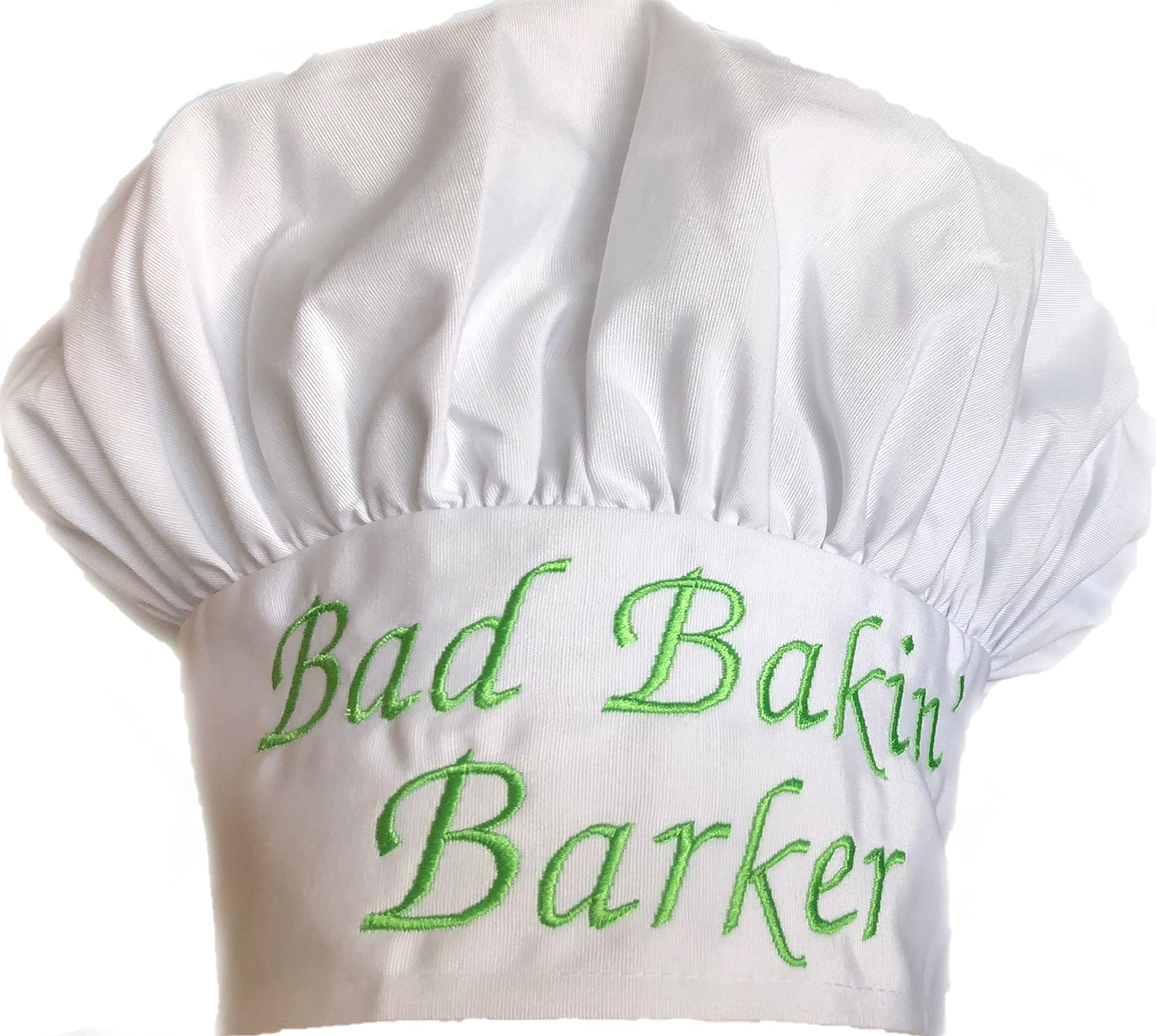 Personalized Chef Hat for Kids Children White Embroidered Custom Name by CHEFSKIN (White, Teen-Adult)