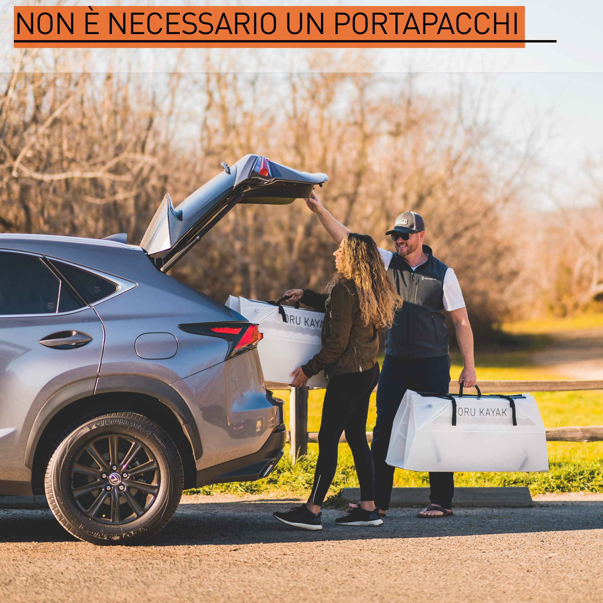 Oru Kayak Kayak pieghevole - Stabile, resistente, leggero - Per adulti e giovani - Kayak da lago, fiume e oceano